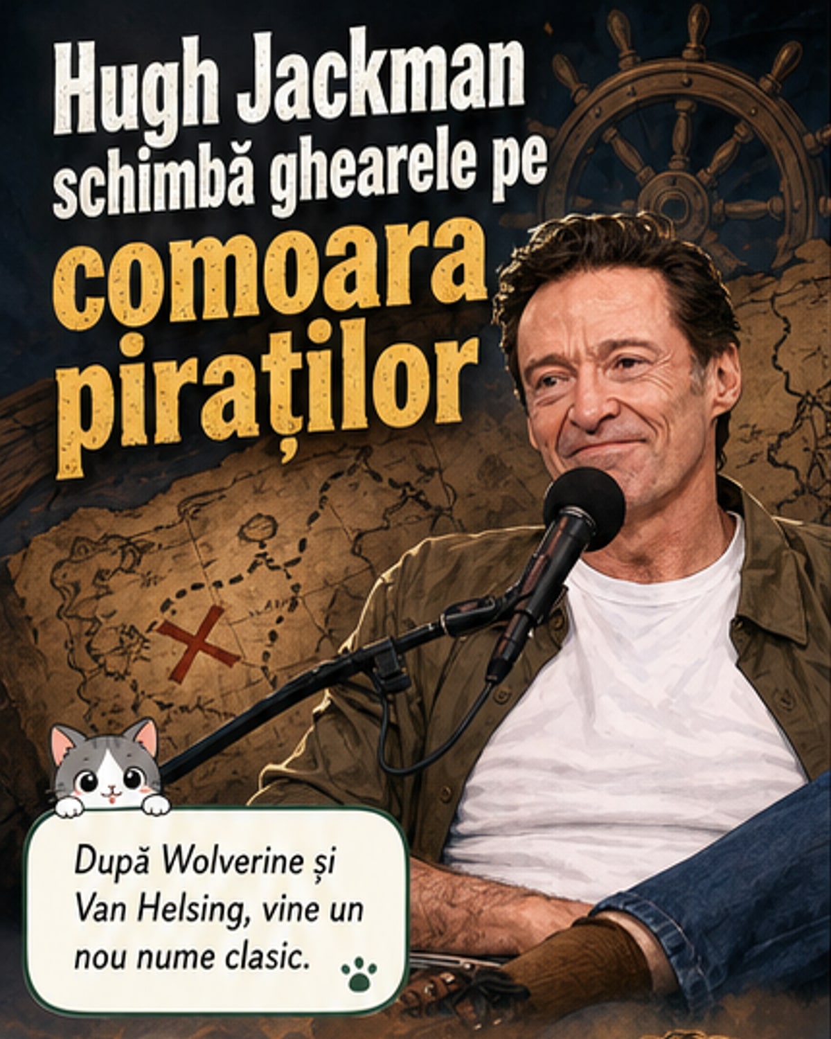 Hugh Jackman devine Long John Silver