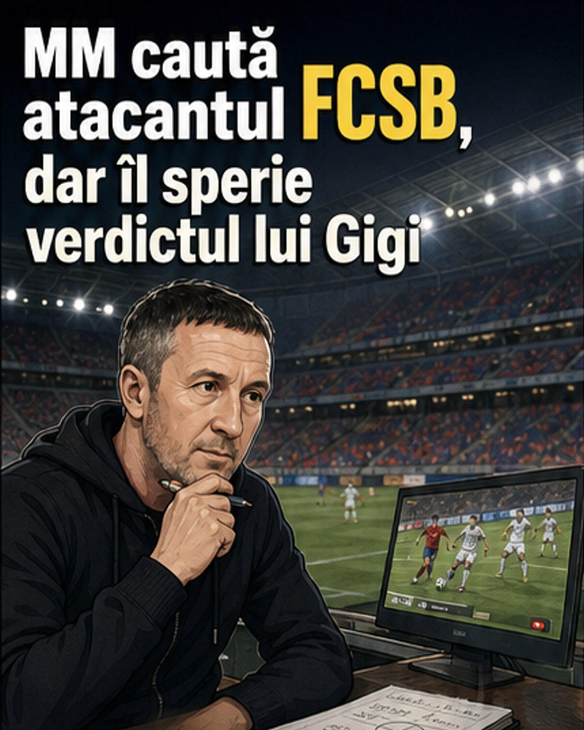 FCSB caută atacant în Franța