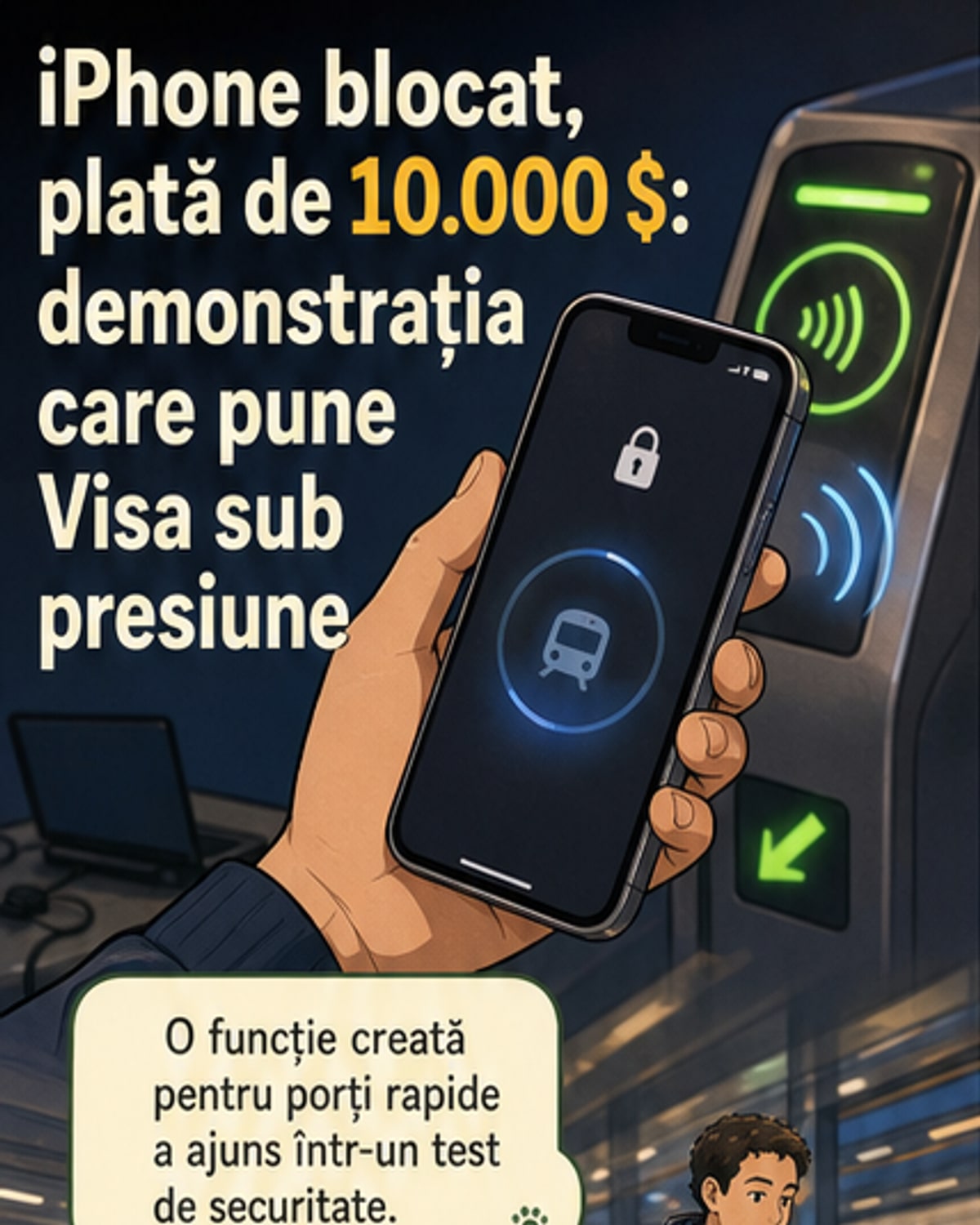 iPhone blocat, dar plată de 10.000$ acceptată