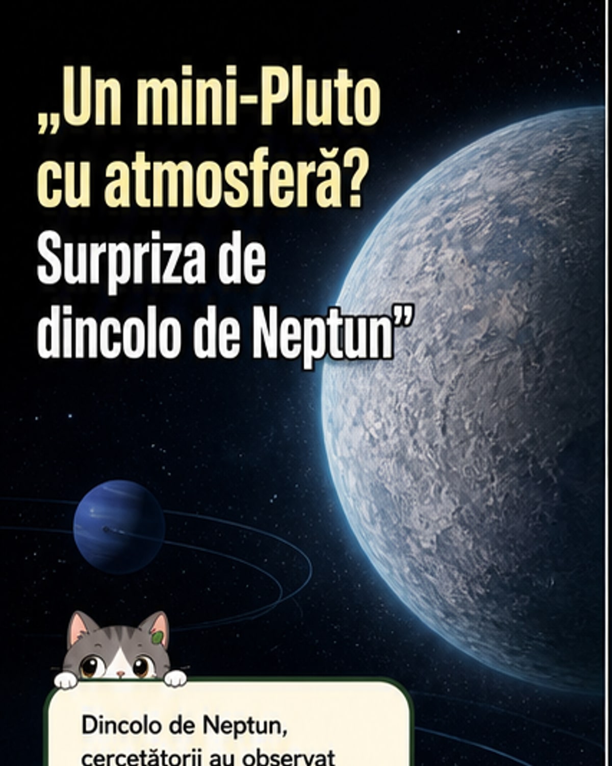 Un mini-Pluto are atmosferă