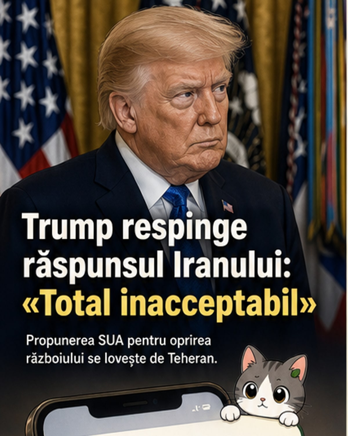 Trump reacționează la răspunsul Iranului