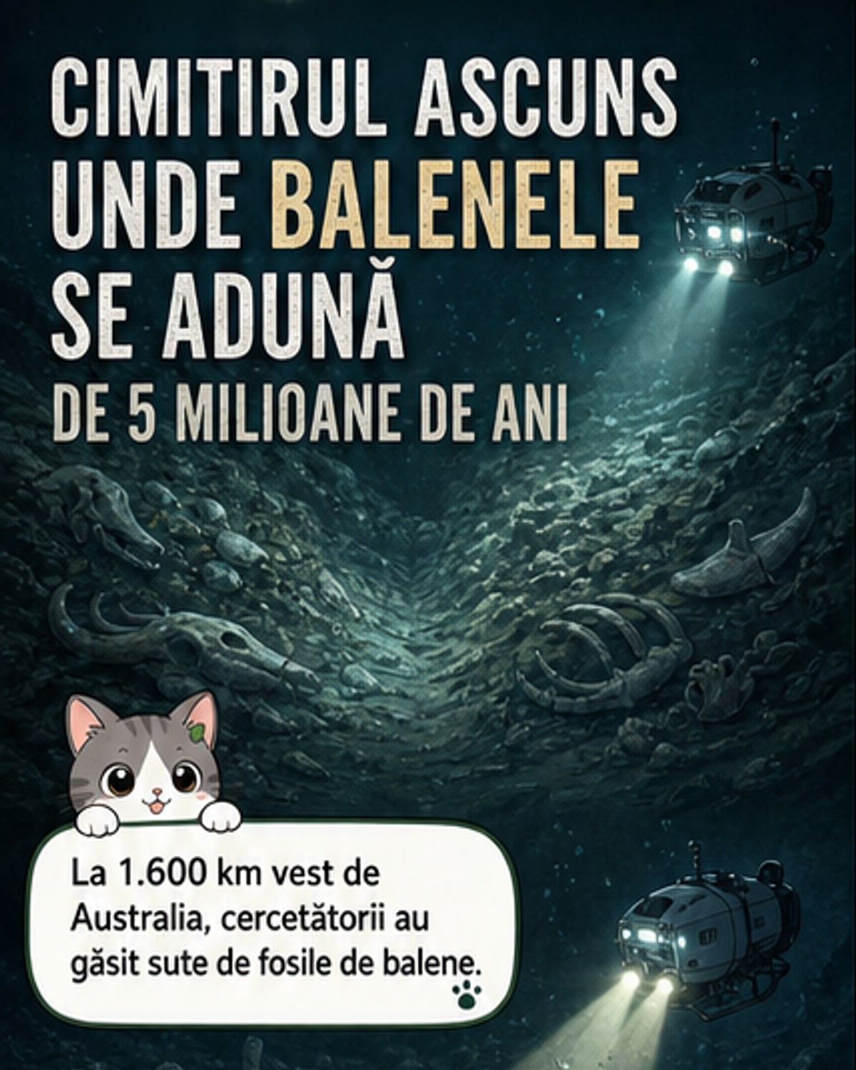 Un cimitir de balene de 5 milioane de ani