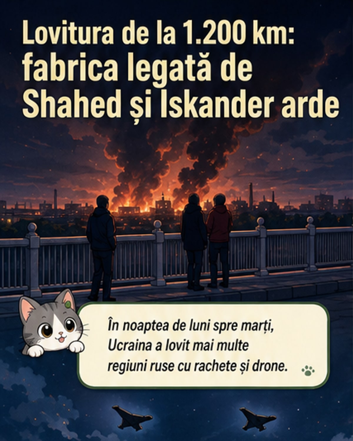 Ucraina atacă o fabrică strategică din Rusia