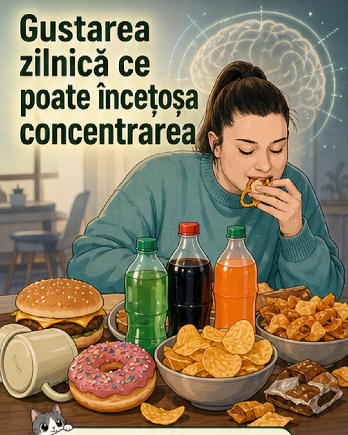 Ce mănânci afectează creierul