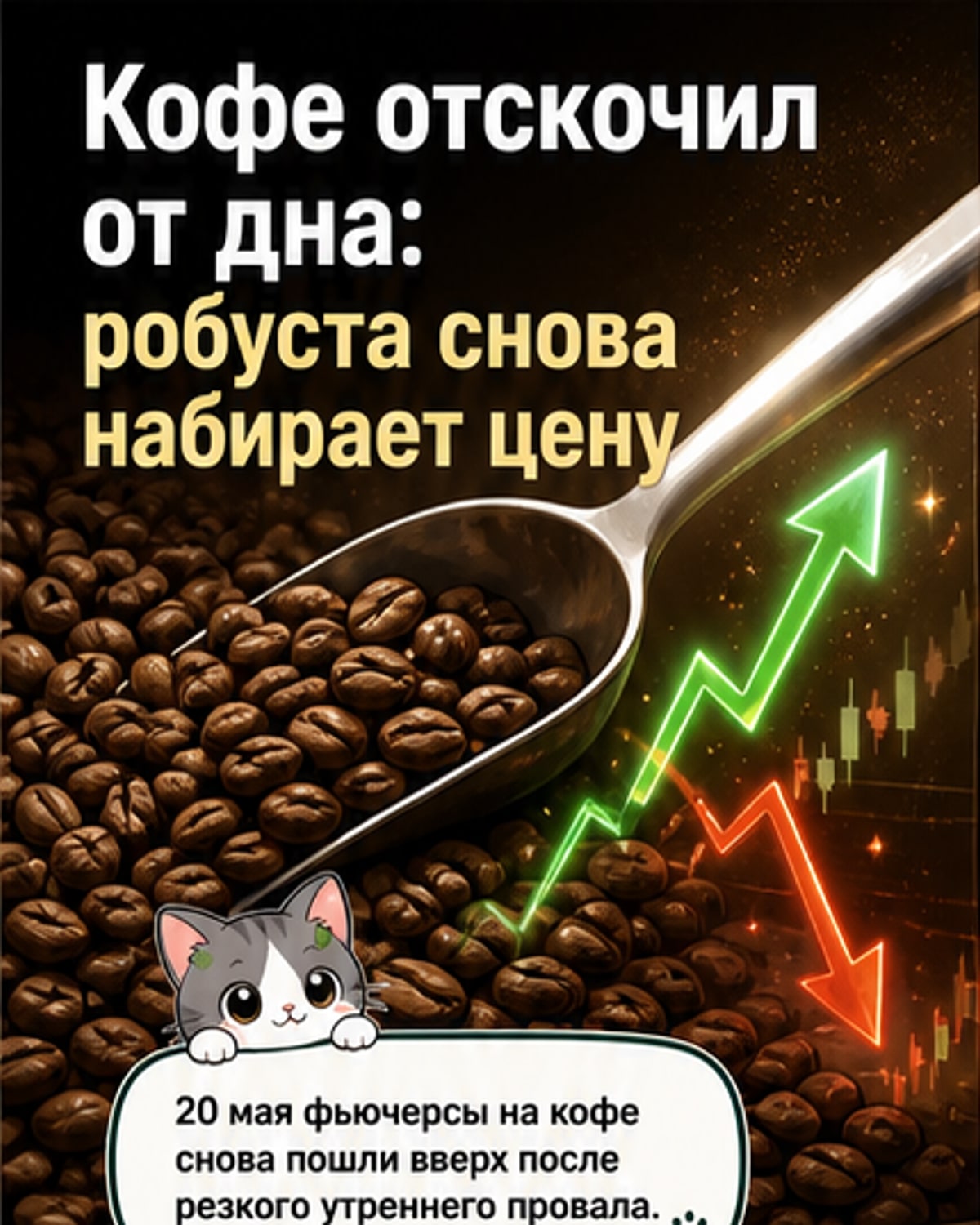Кофе робуста отыграл падение
