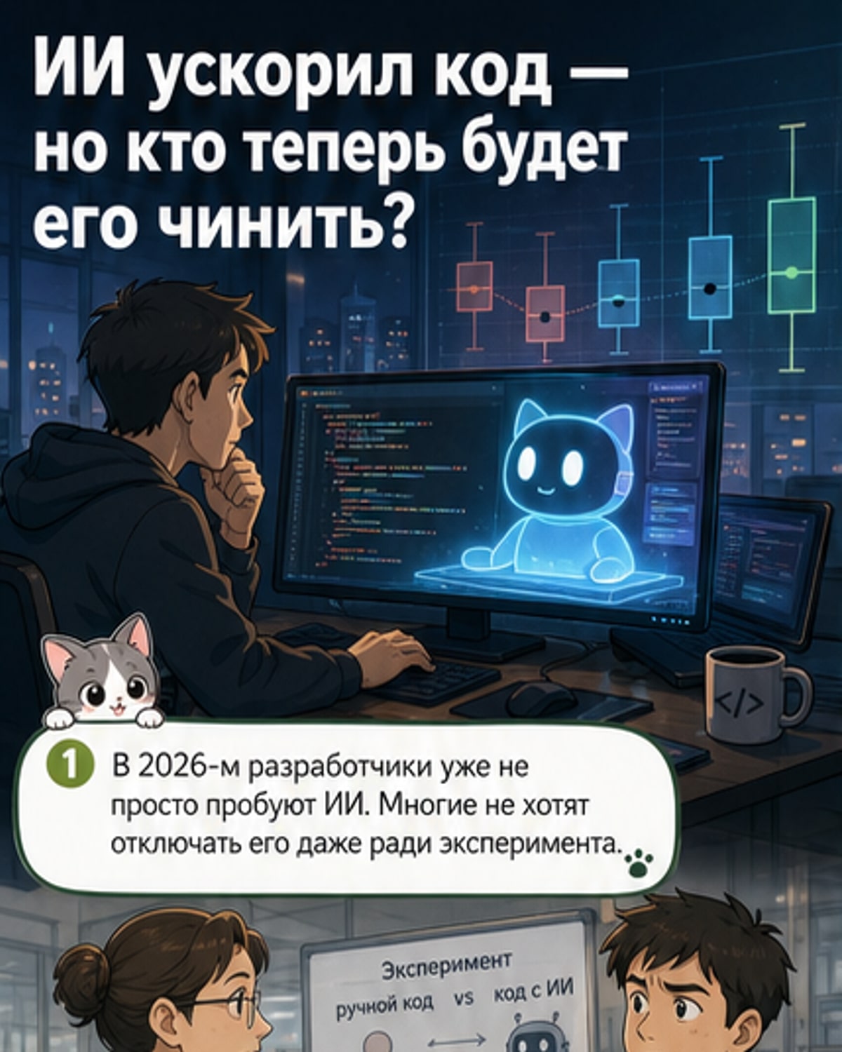Разработчики не могут работать без ИИ