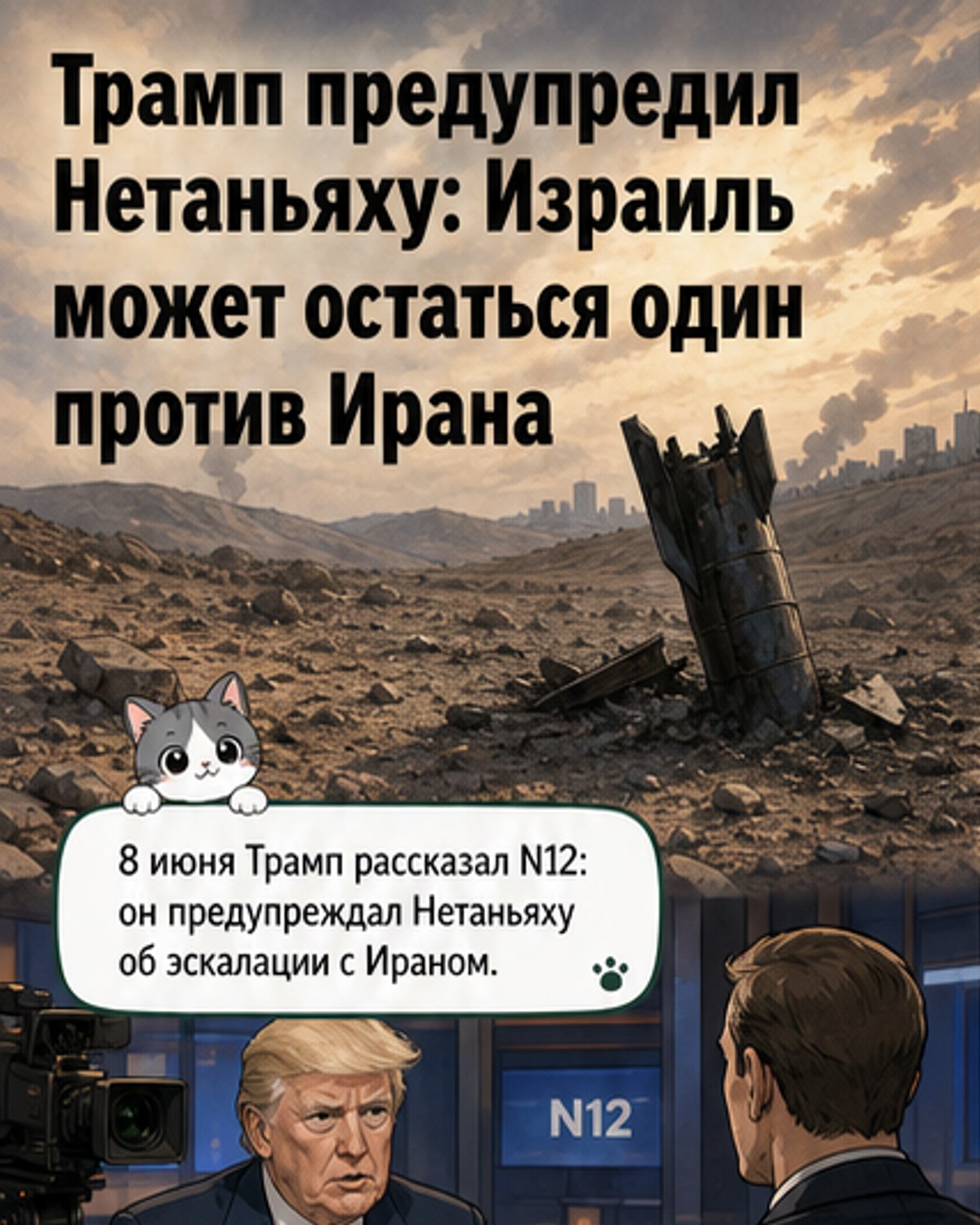 Трамп предупредил Нетаньяху о потере поддержки США
