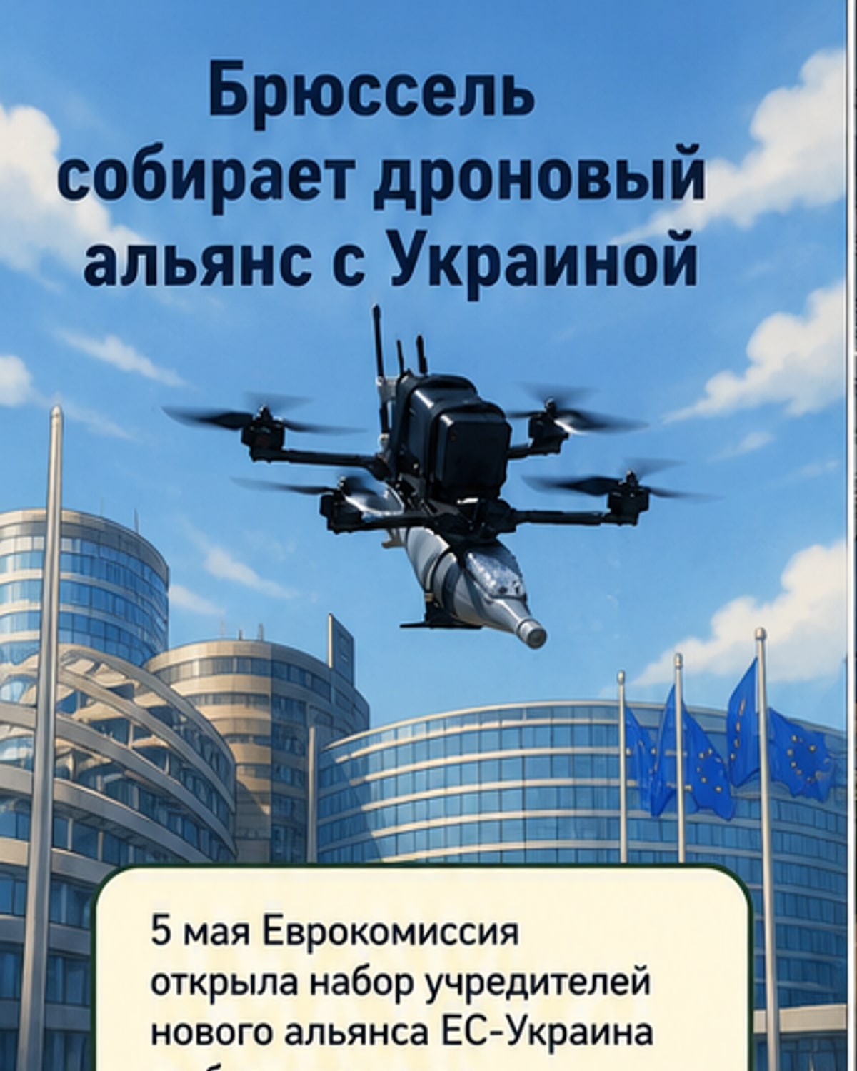 ЕС и Украина запускают альянс по дронам