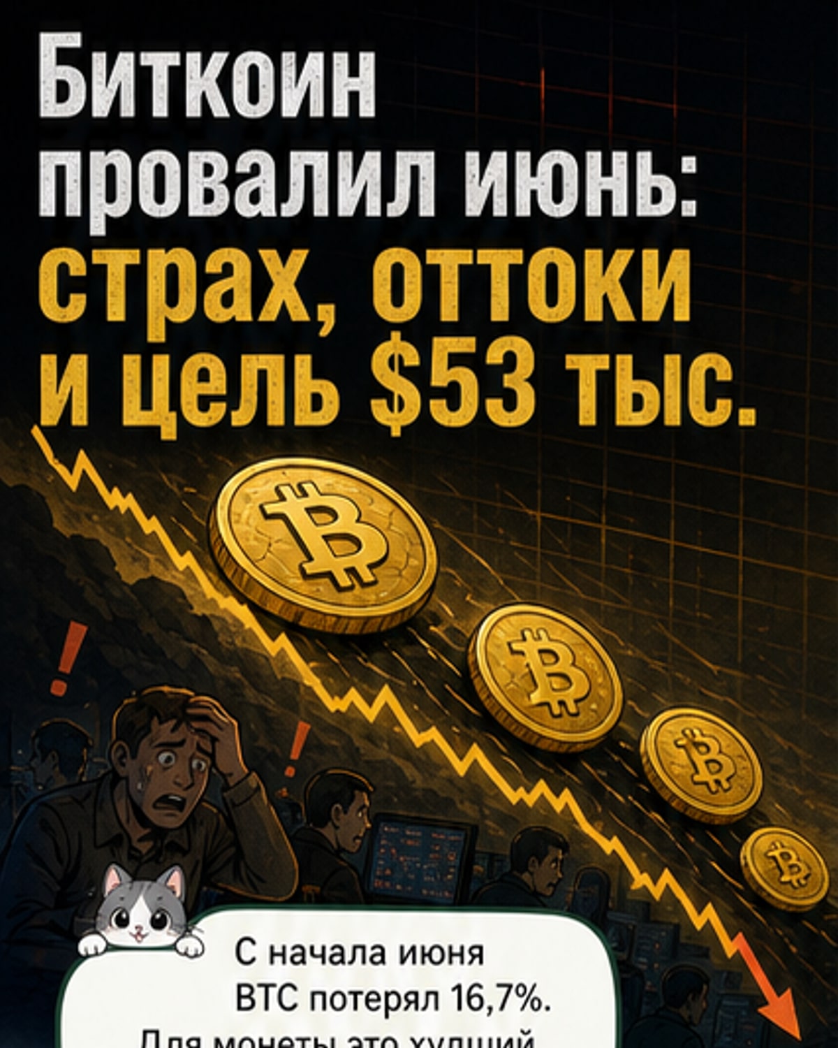 Биткоин теряет позиции