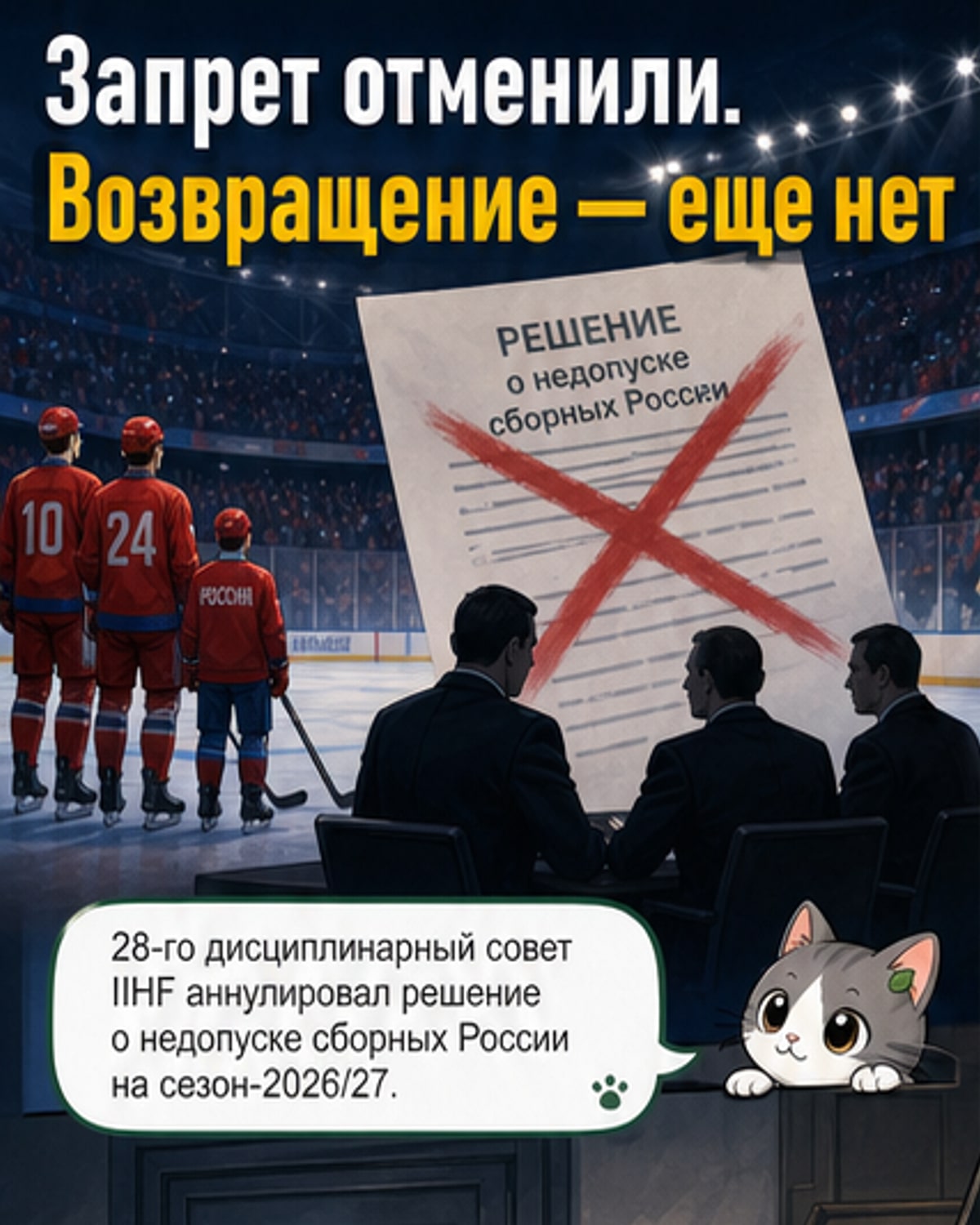 Российским хоккеистам — путь на МЧМ?