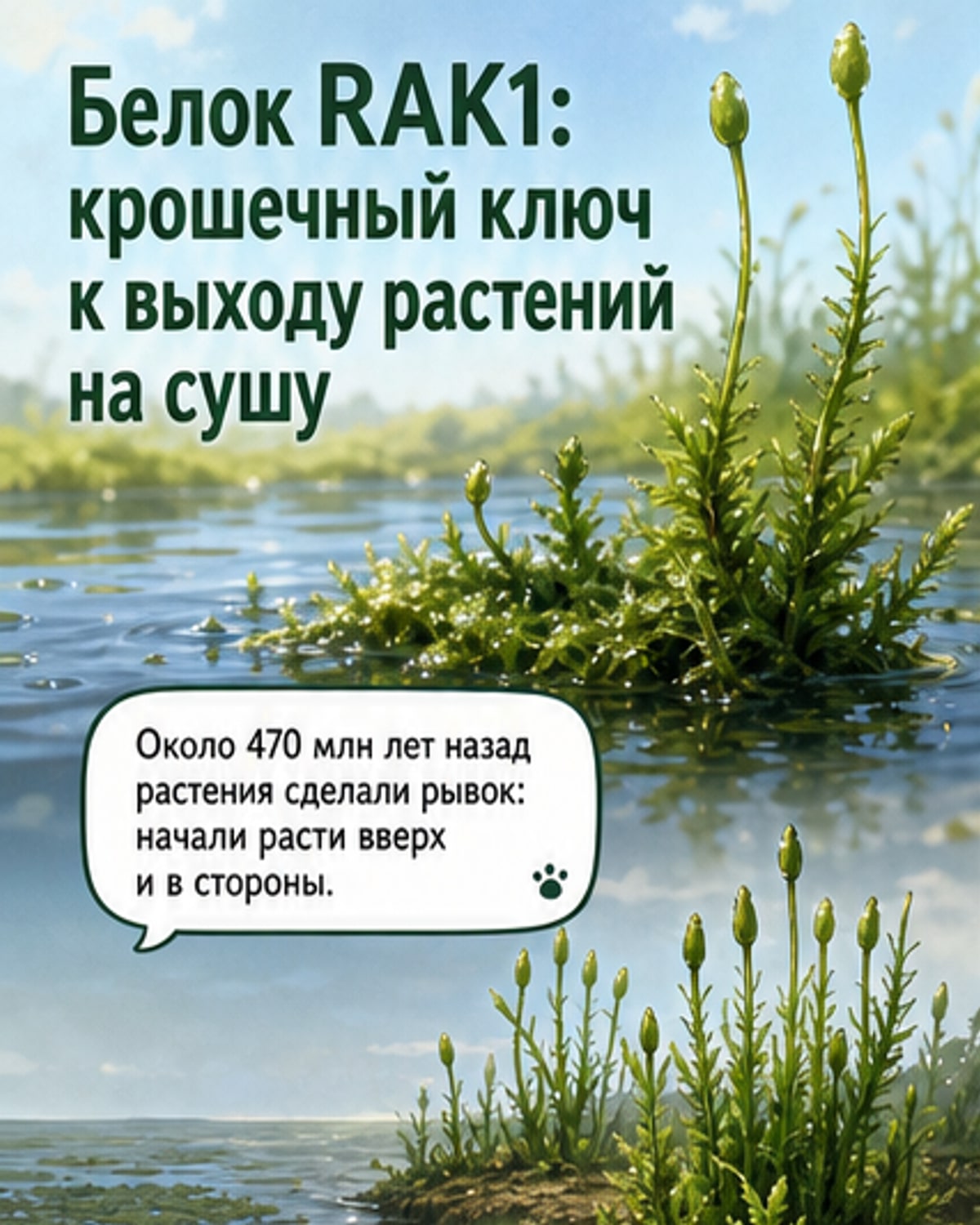 Как растения вышли на сушу