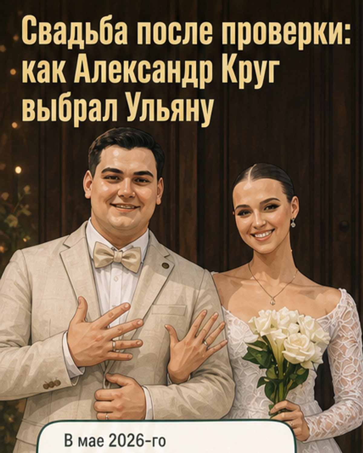 Сын Михаила Круга женился на участнице «Поженимся»
