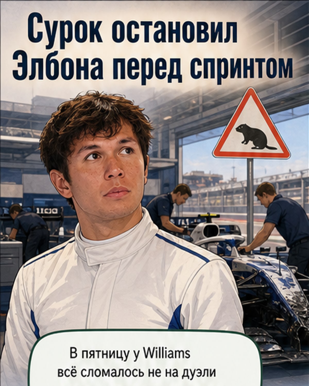Элбон не выйдет на квалификацию из-за сурка