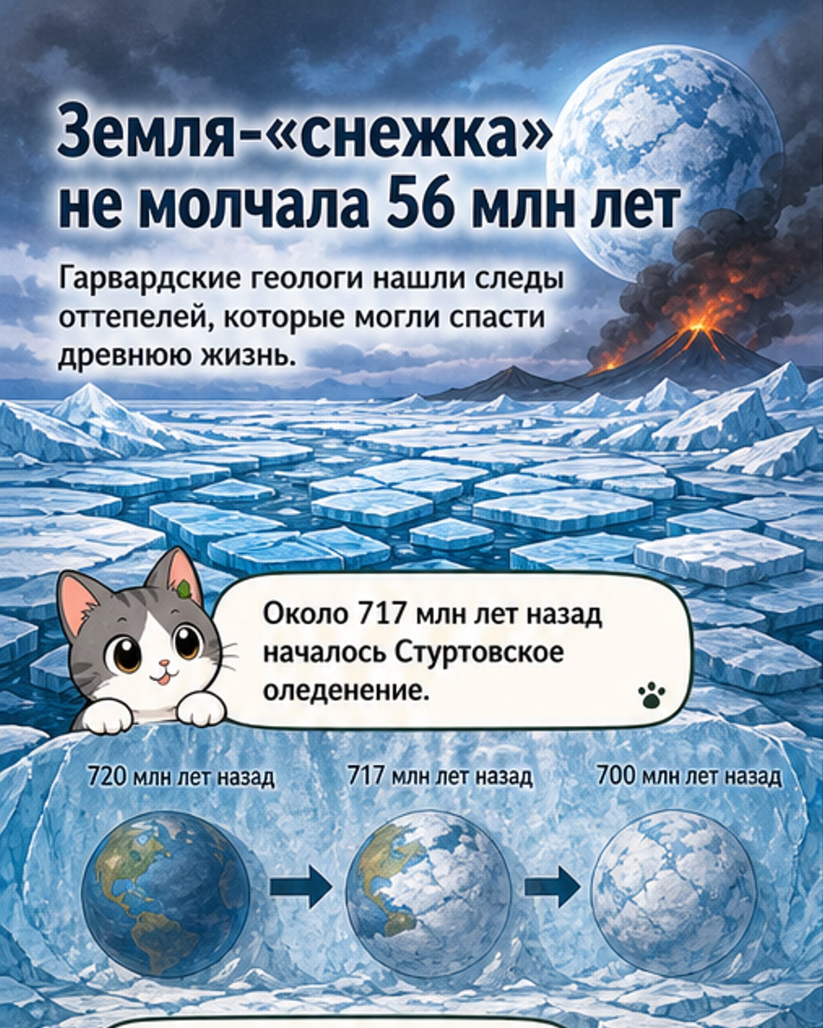 Как жизнь выжила на «снежной» Земле