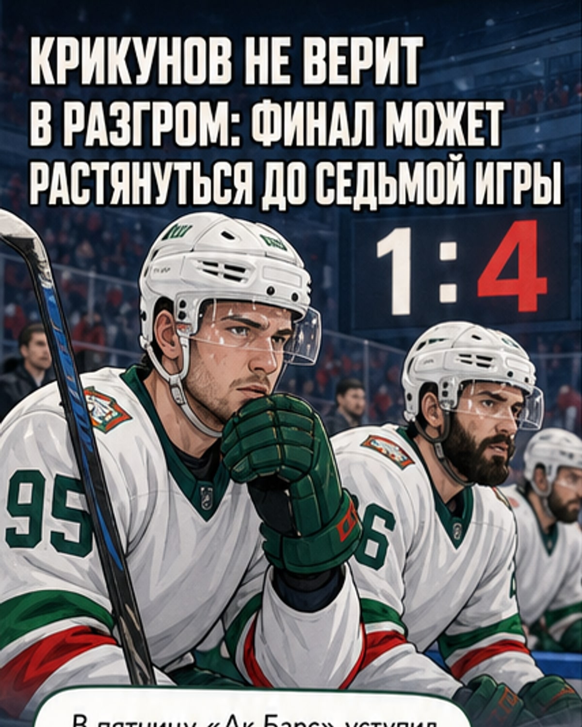 «Ак Барс» выйдет с другим настроем