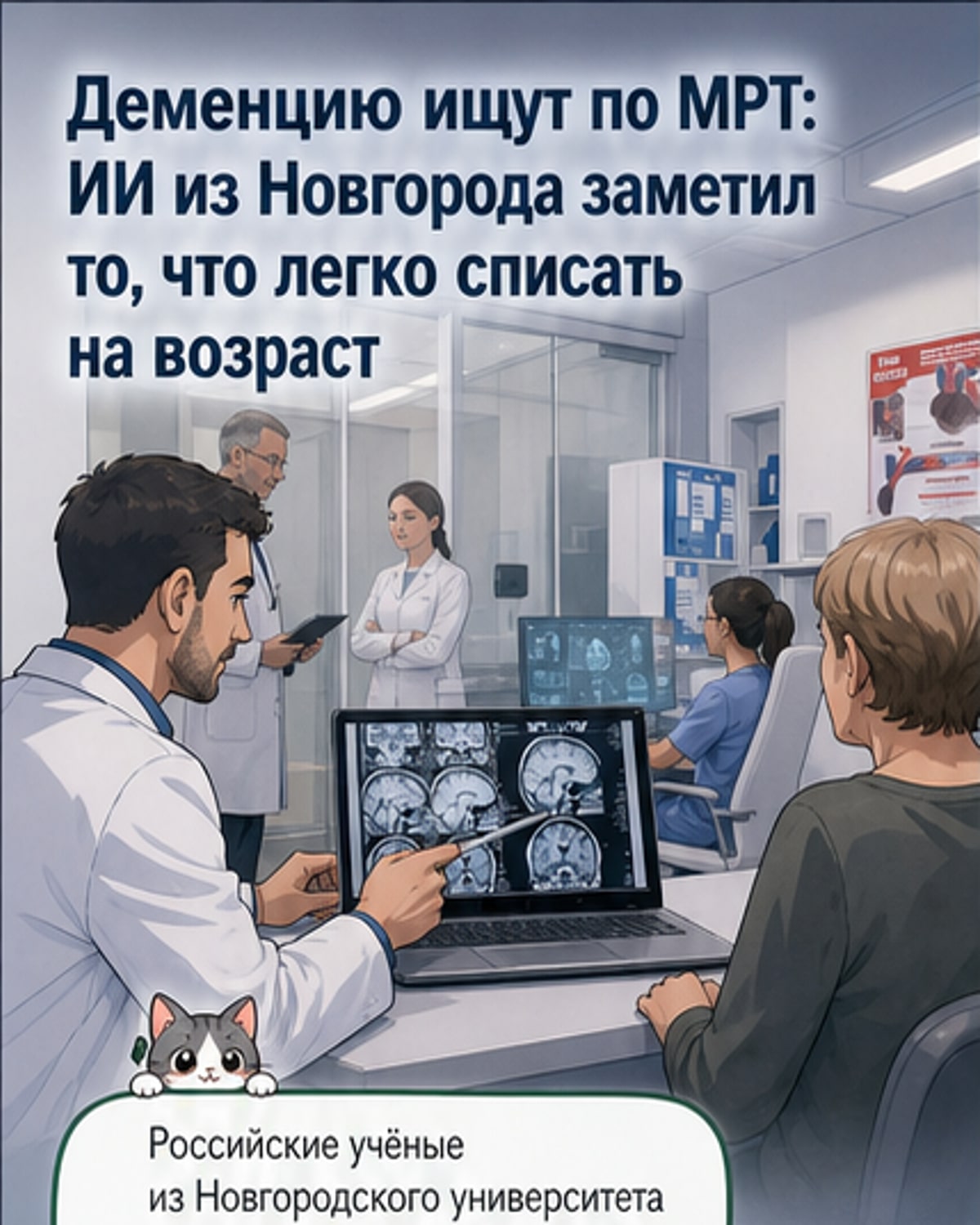Нейросеть распознаёт деменцию по МРТ
