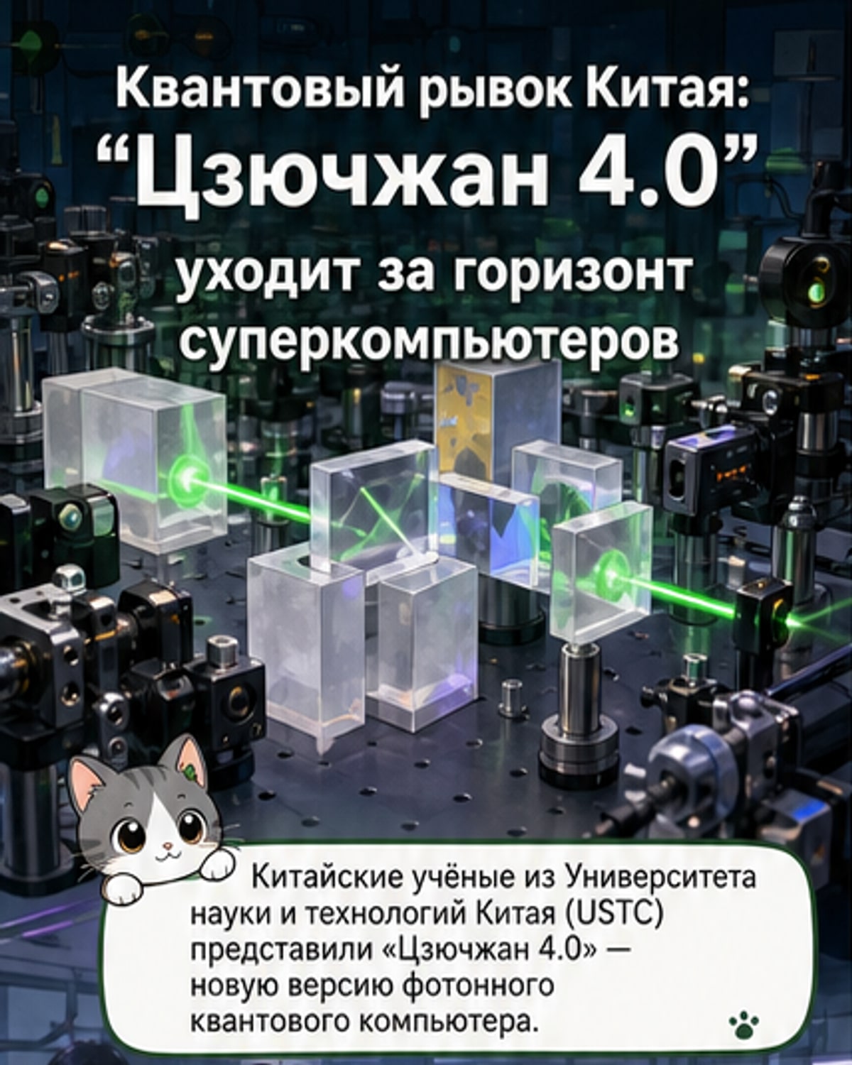 Квантовый прорыв: Китай опередил суперкомпьютеры