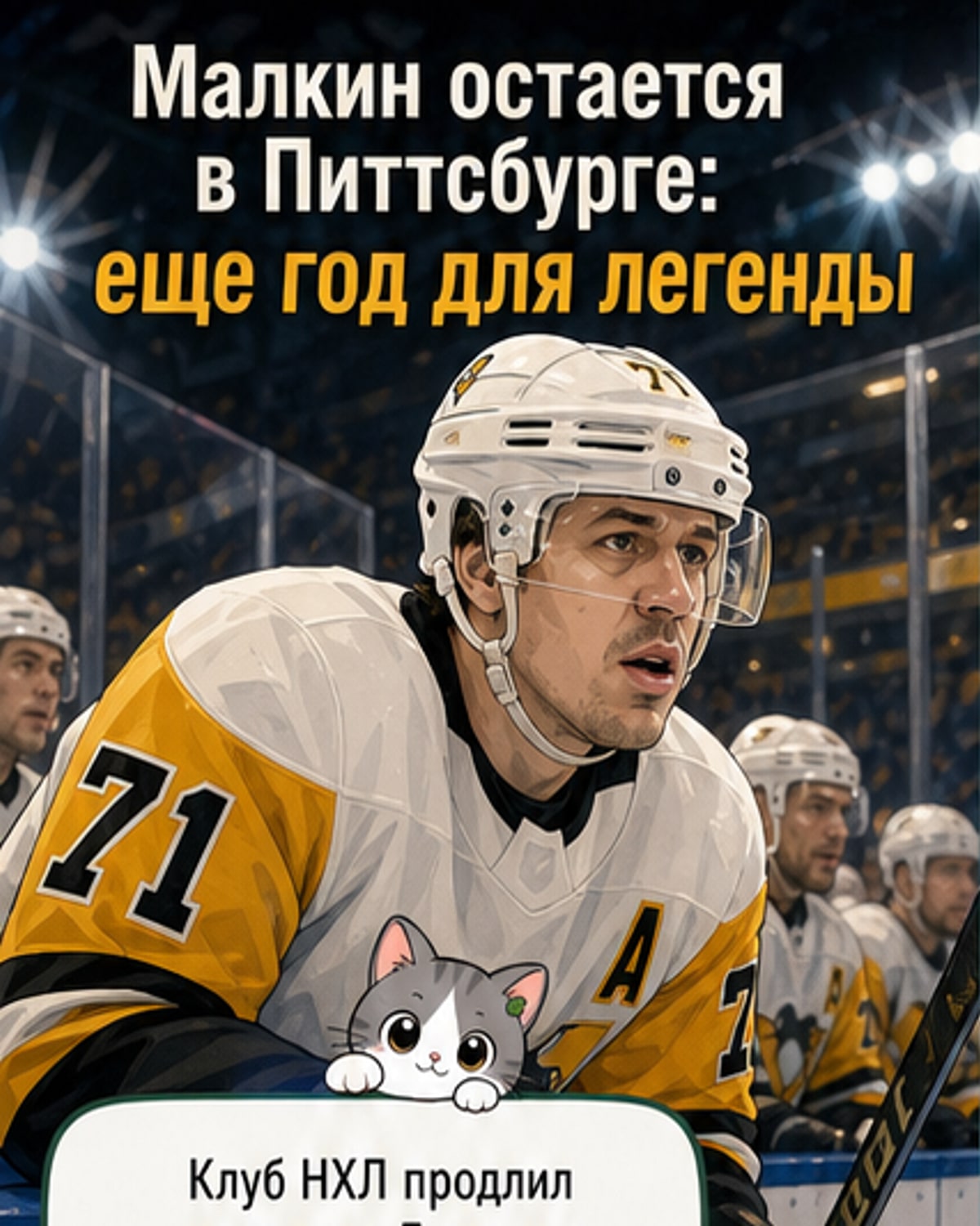 Малкин остаётся в «Питтсбурге»