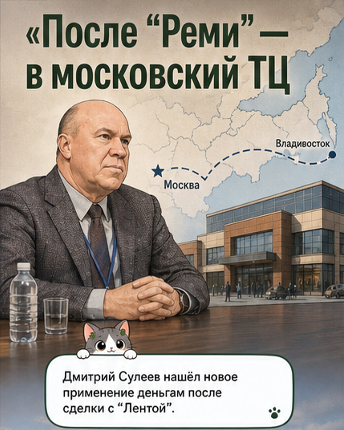 Сулеев купил ТЦ в Москве после продажи «Реми»