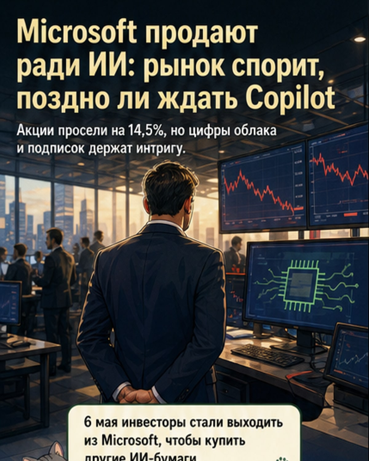 Инвесторы покидают Microsoft ради ИИ-стартапов
