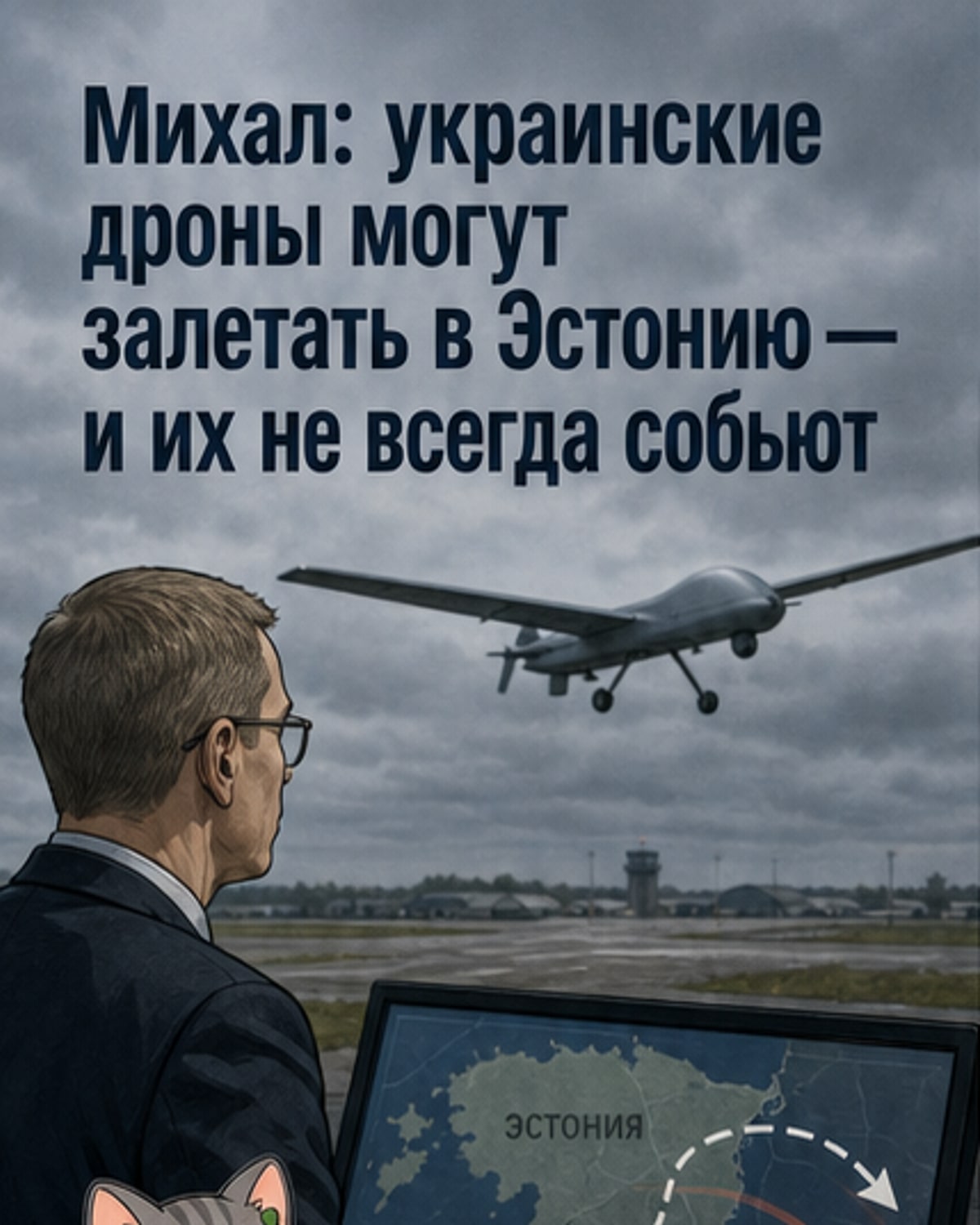 Эстония не будет сбивать украинские дроны