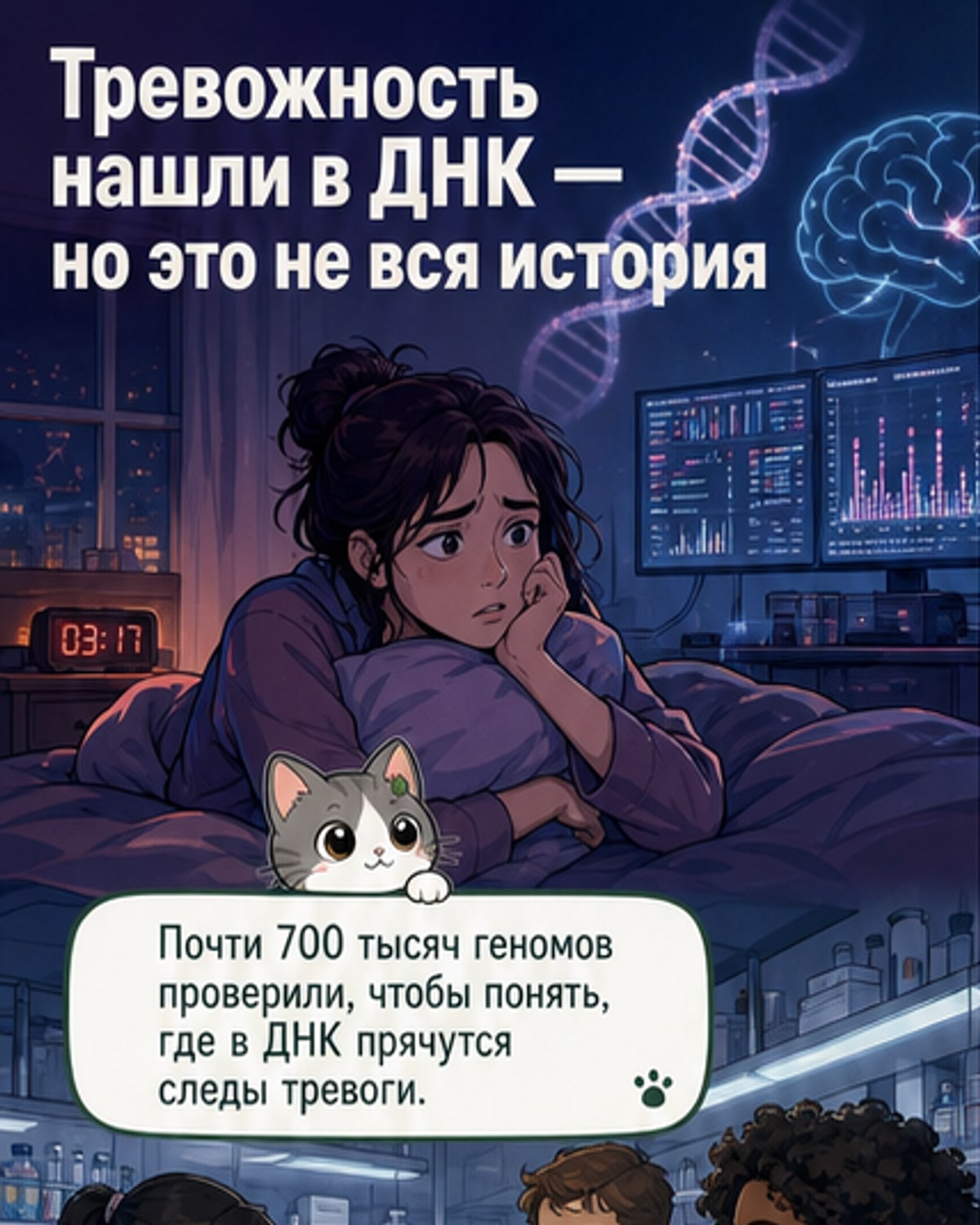 У тревожности нашли генетические корни