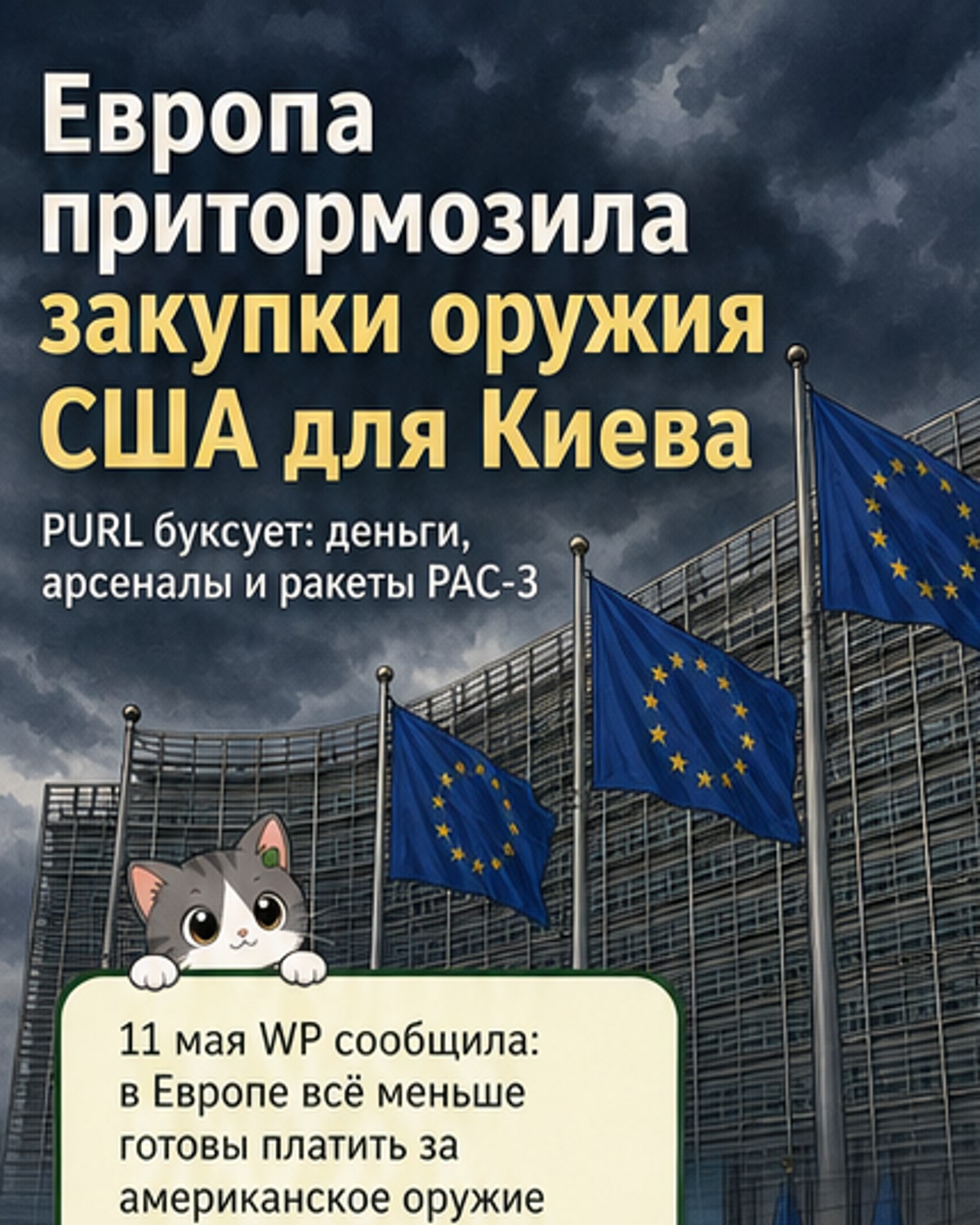 ЕС сомневается в закупке американского оружия для Украины
