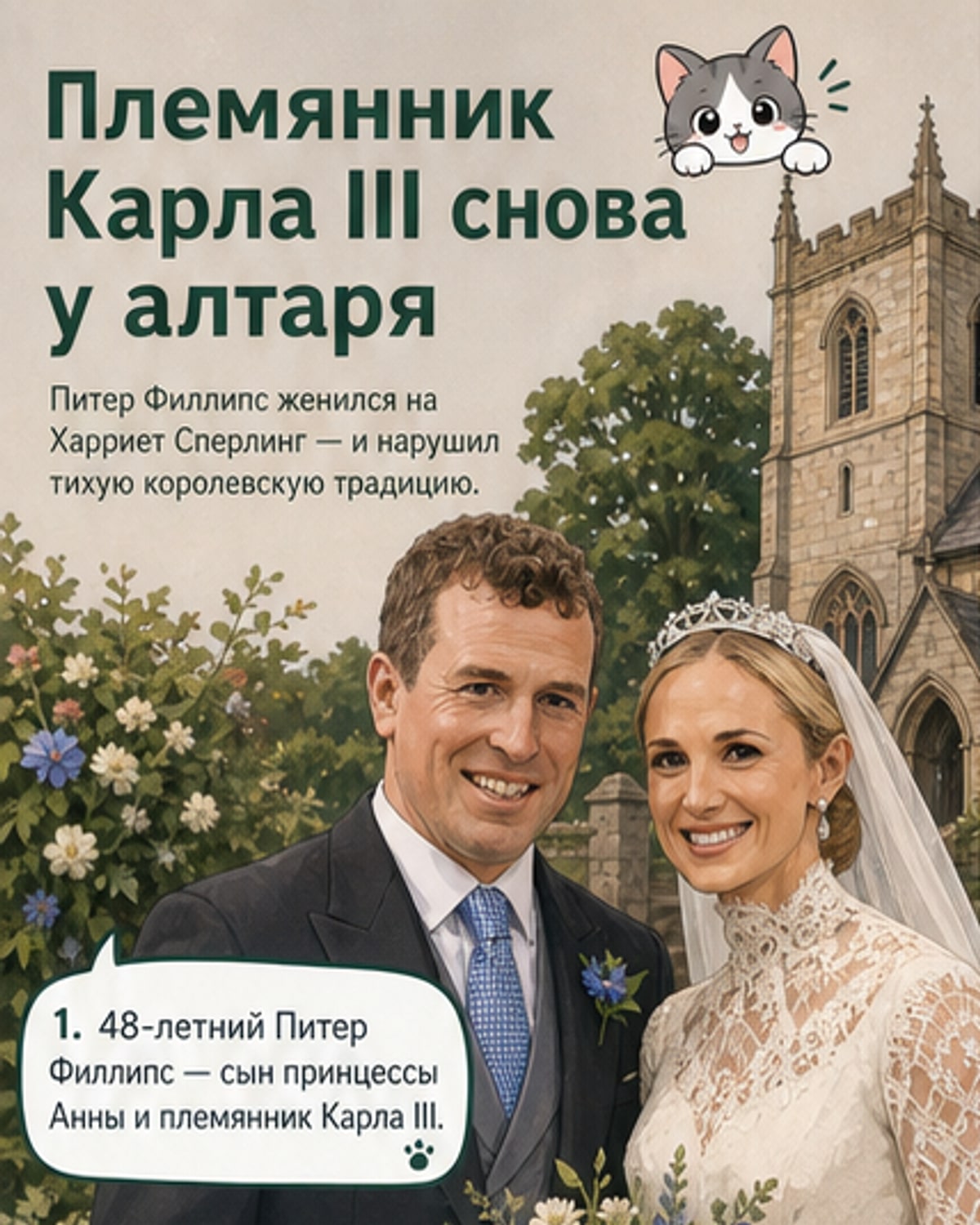 Племянник короля женился во второй раз