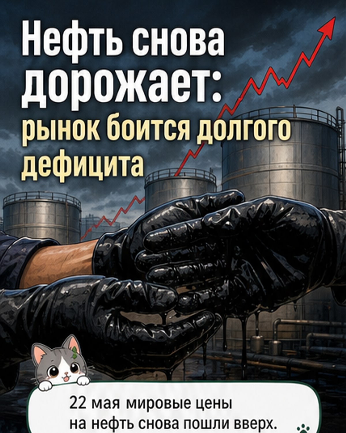 Цены на нефть снова растут