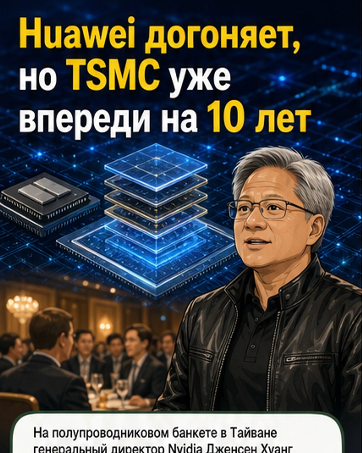 Huawei делает прорыв в чипах, но отстаёт от TSMC