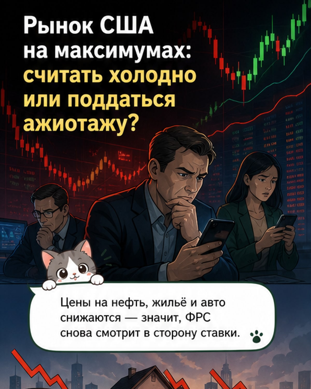 Рынок США: баланс между расчётом и эмоциями