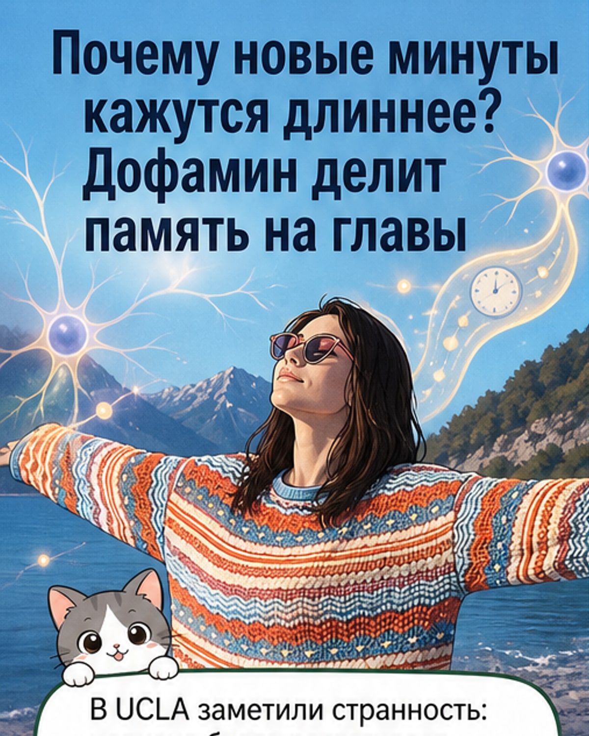 Дофамин растягивает время в мозге
