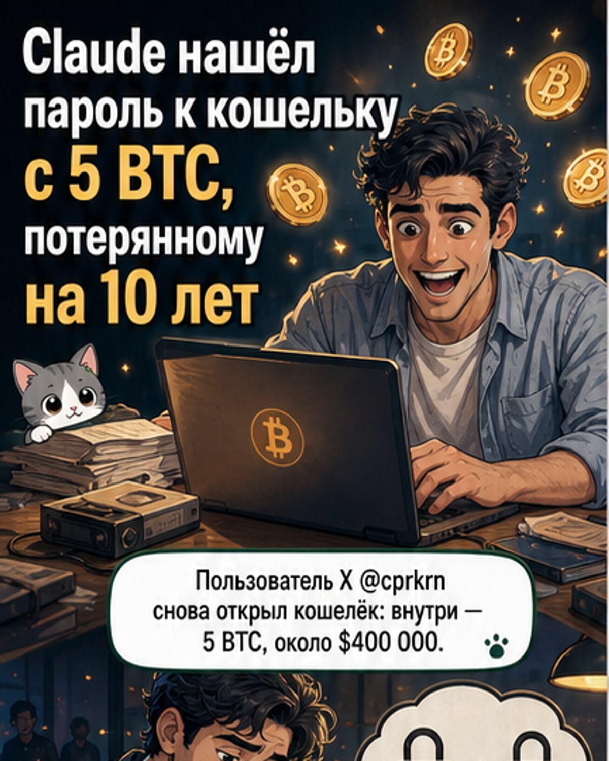 ИИ вернул доступ к кошельку с $400 тыс.