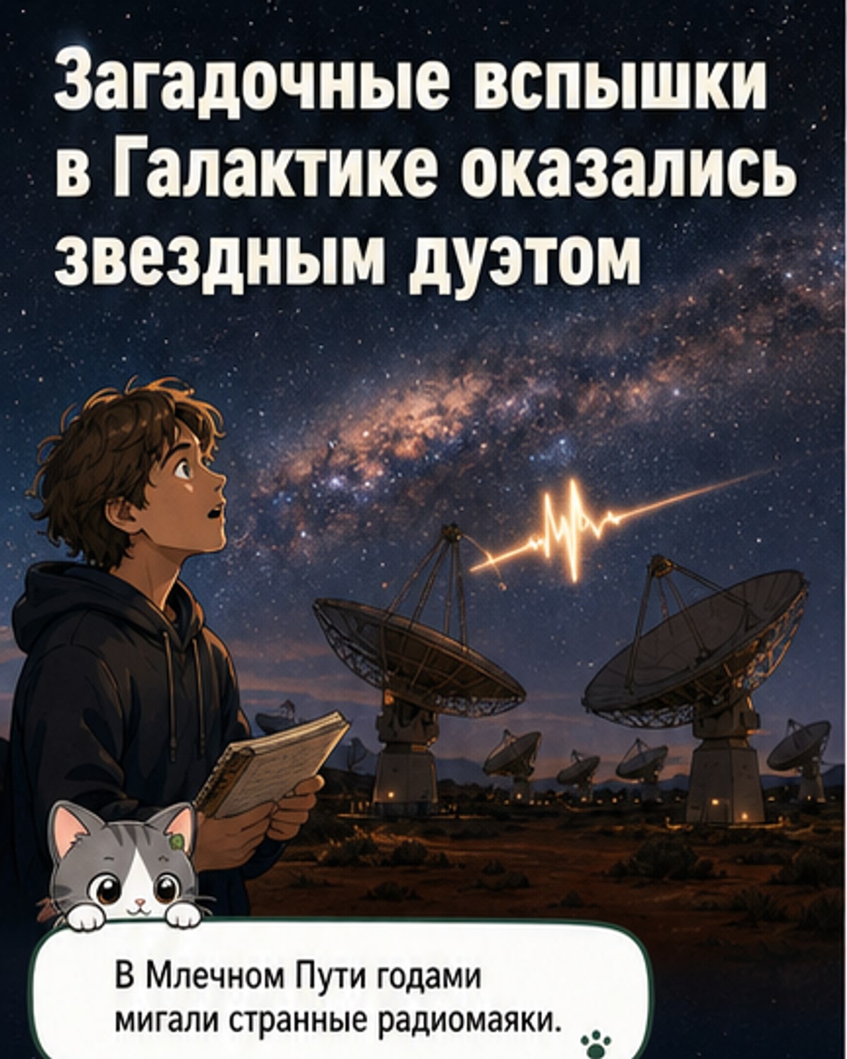 Аспирант открыл тайну космических вспышек