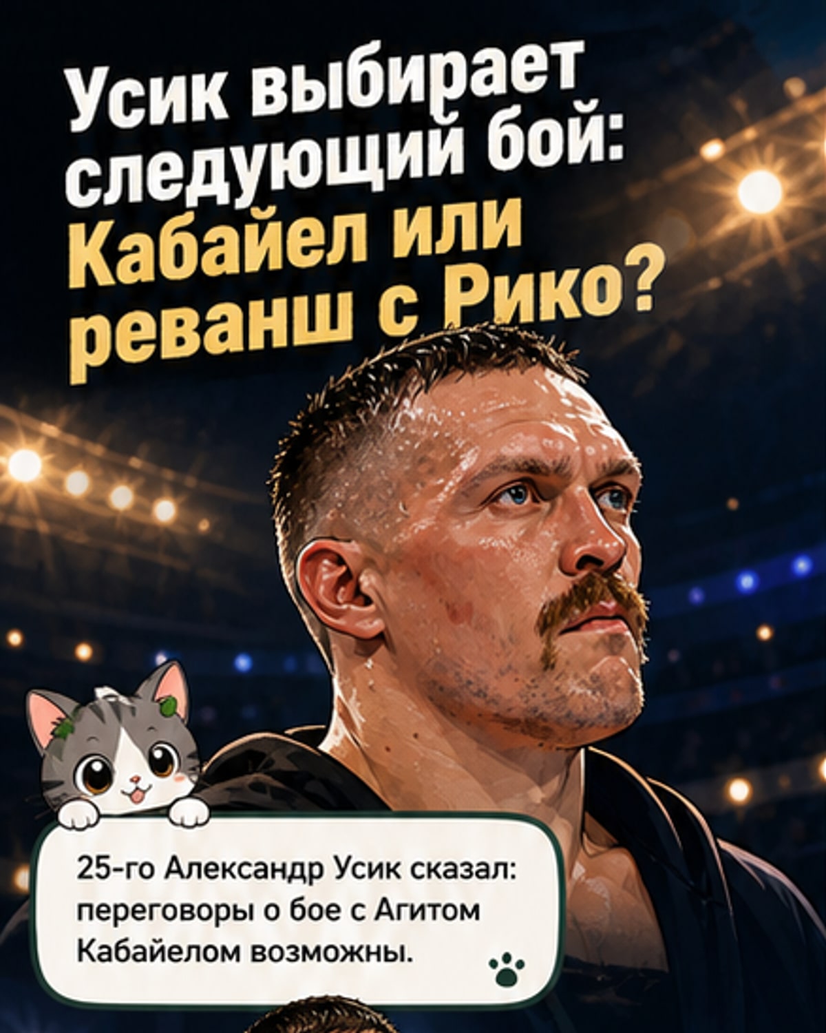 Усик назвал двух претендентов на следующий бой