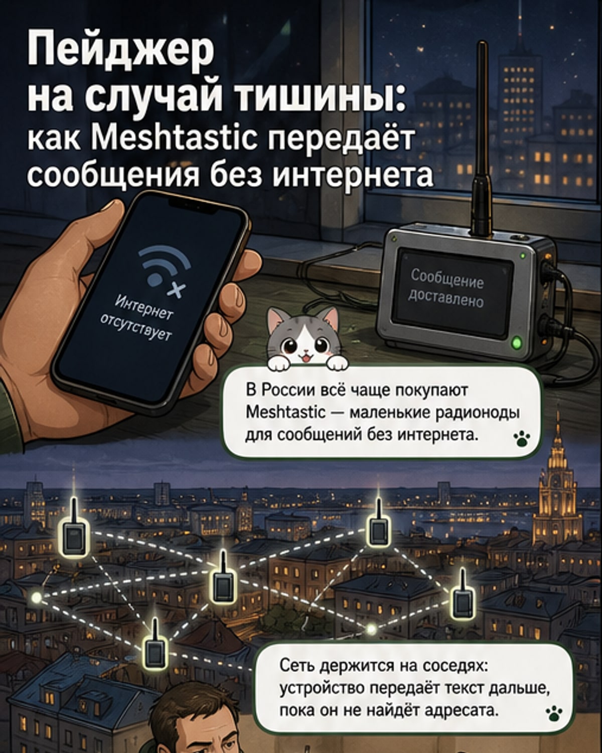 Как россияне создают сеть без интернета