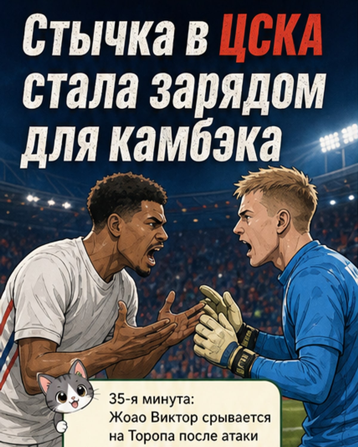 Стычка в ЦСКА: тренер объяснил