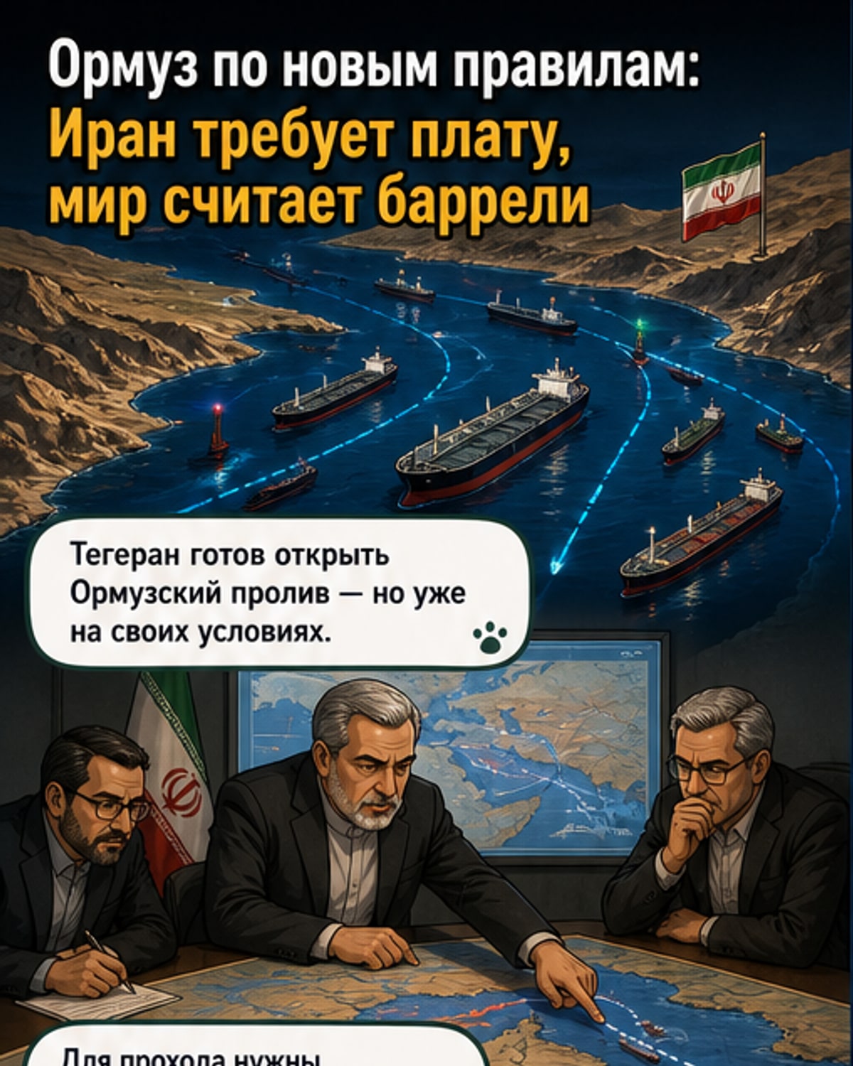 Иран вводит новые правила в Ормузе