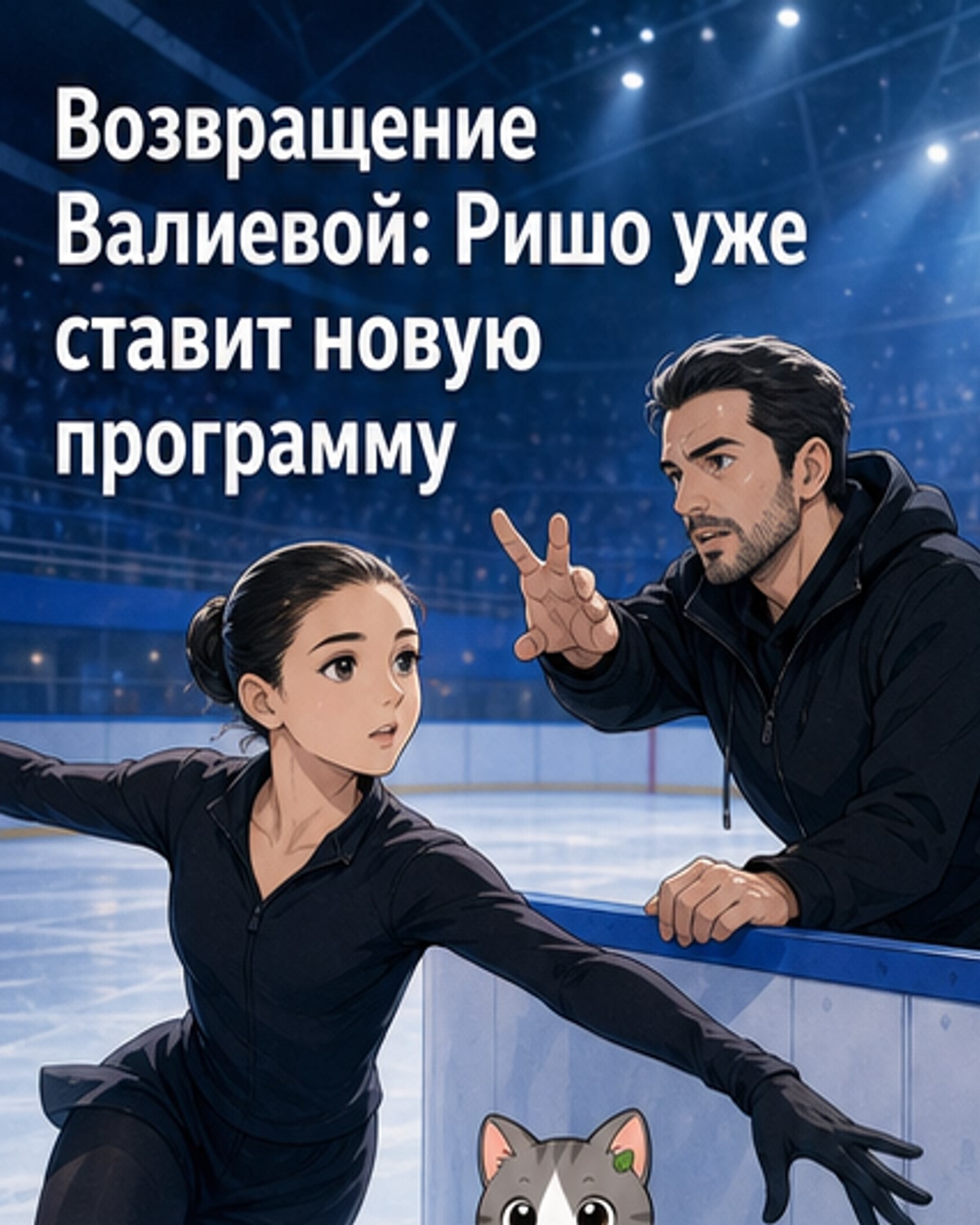 Валиева вернулась: новая программа с Ришо