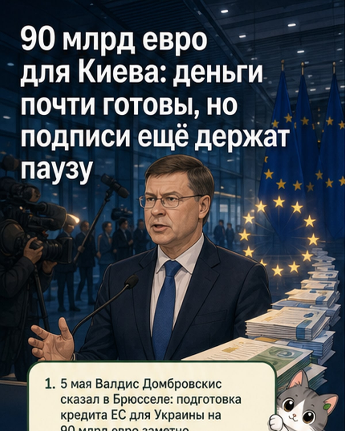 ЕС близок к выплате Украине 90 млрд евро
