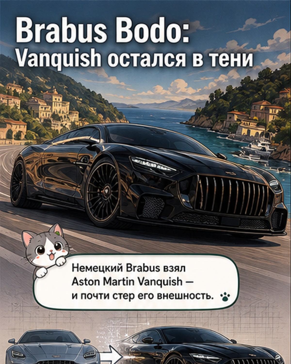Brabus Bodo — новый гиперкар на базе Vanquish
