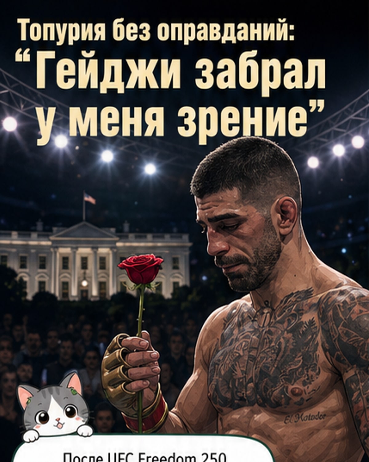 Топурия поздравил Гейджи после поражения