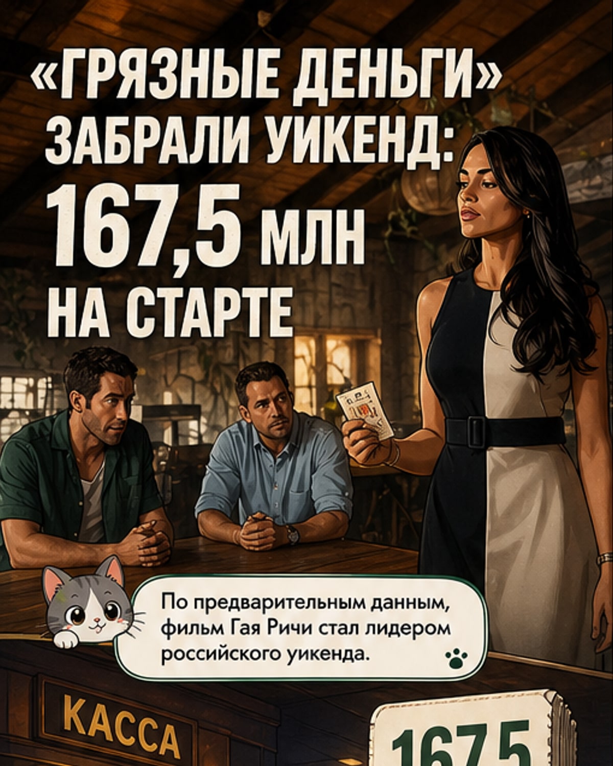 «Грязные деньги» — лидер уикенда