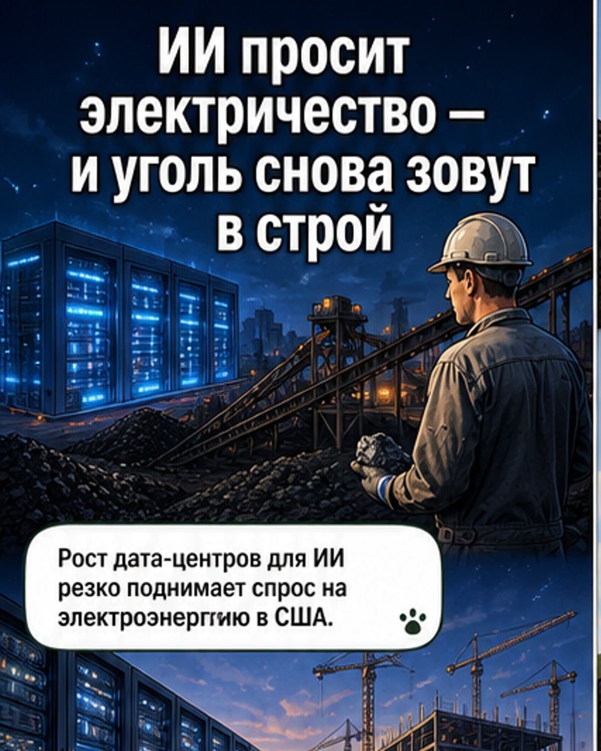 AI возвращает угольную энергетику