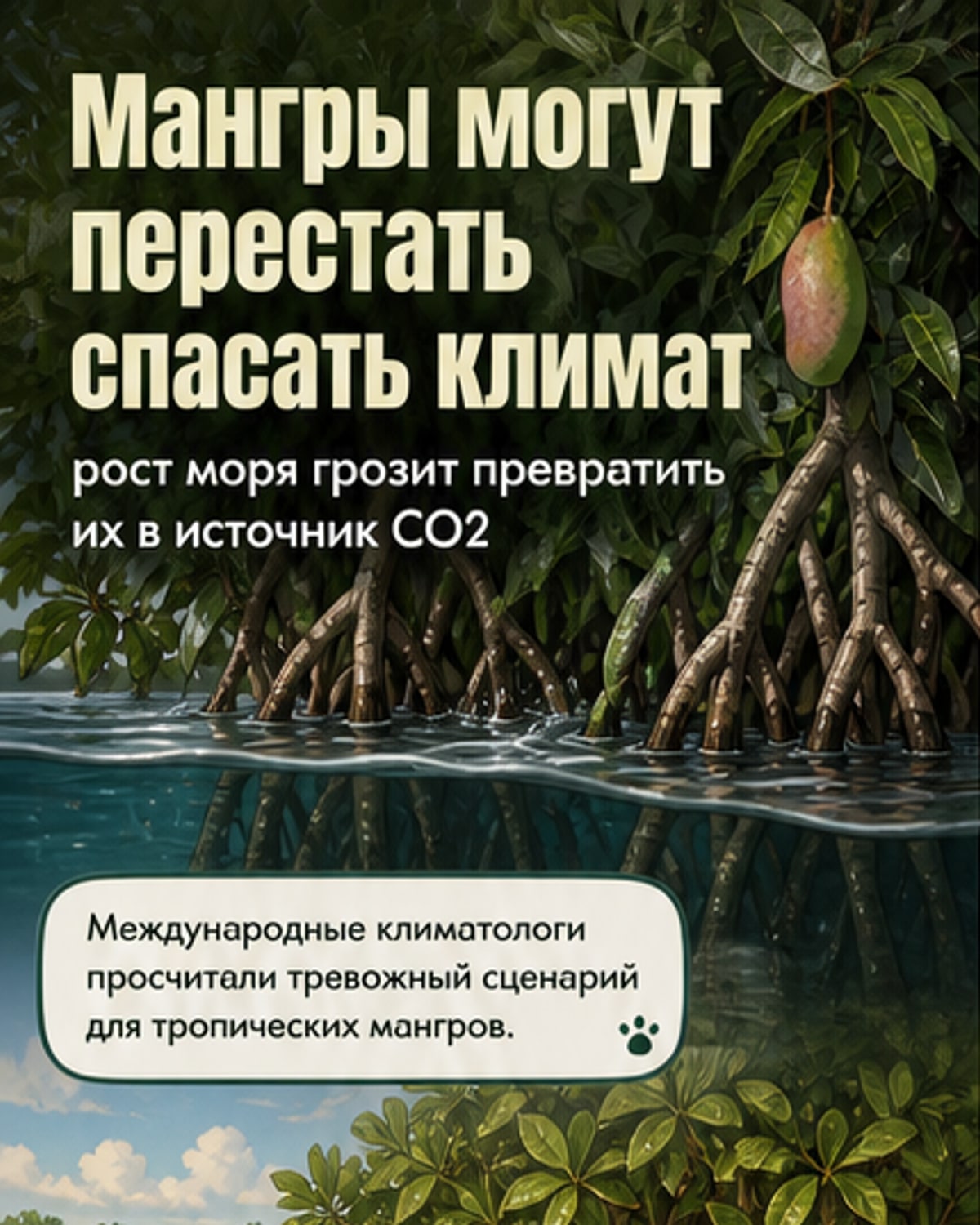 Мангры перестанут спасать климат