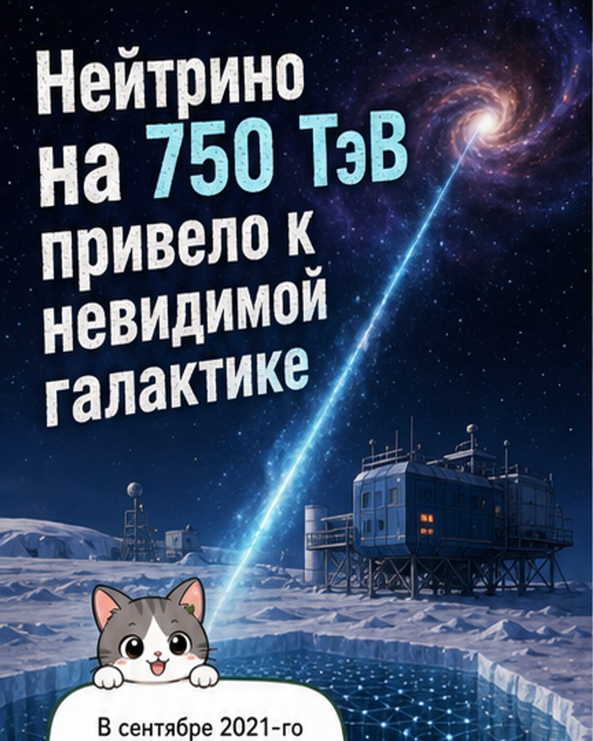 Найден источник рекордного нейтрино