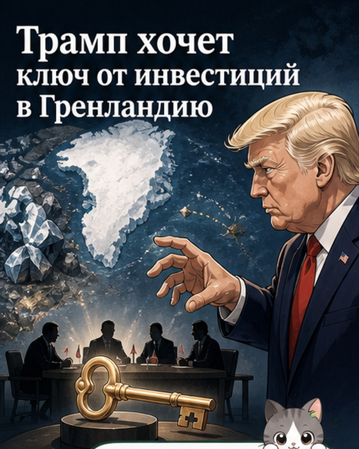 Трамп хочет вето на инвестиции в Гренландию