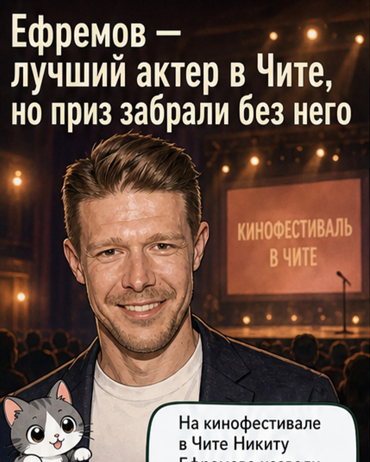Ефремов — лучший актёр фестиваля в Чите
