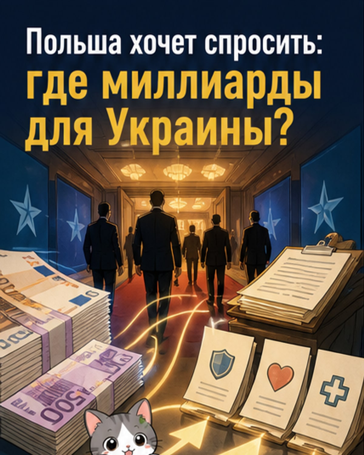 Польша спросит Зеленского: «Где миллиарды?»