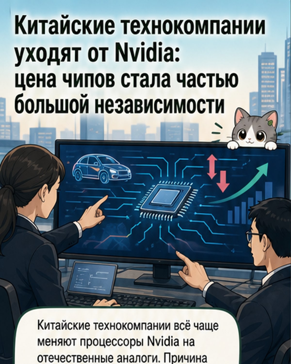 Китайские компании переходят на свои чипы